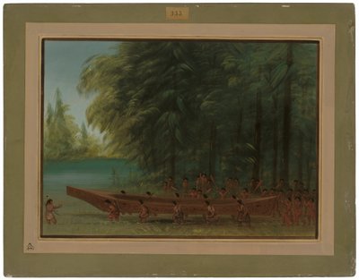 إطلاق قارب - Nayas Indians بواسطة جورج كاتلين