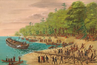 إطلاق غريفين. يوليو 1679 ، 18471848. بواسطة جورج كاتلين