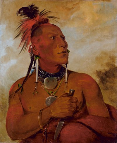 Meach-o-shín-gaw ، الدب الأبيض الصغير ، الشجاع المتميز 1832. بواسطة جورج كاتلين