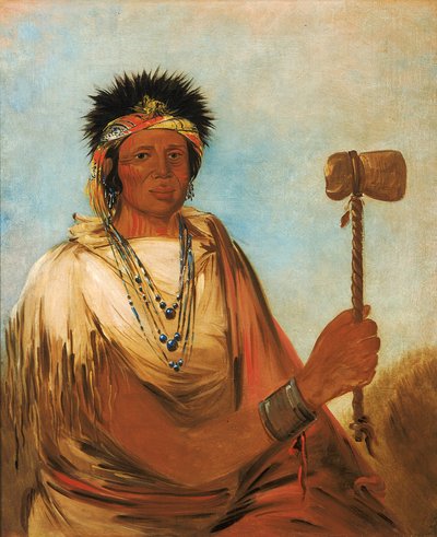 Men-són-se-ah ، اليد اليسرى ، المحارب 1830. بواسطة جورج كاتلين
