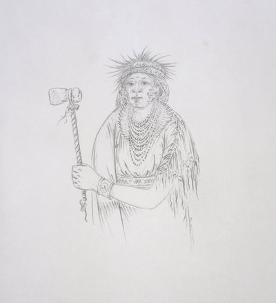 مين-سون-سي-ايه (اليسار) 1852 بواسطة جورج كاتلين