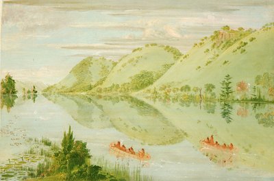 بلافس بلافس فوق براري دو شين ، 1835-1836. بواسطة جورج كاتلين
