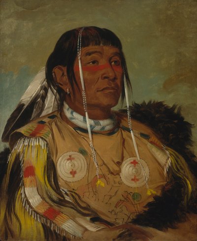 Sha-có-pay ، The Six ، Chief of the Plains Ojibwa1832. بواسطة جورج كاتلين