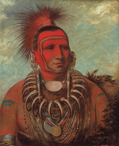 شون تا يي جا ، ليتل وولف ، محارب مشهور ، 1844-1845. بواسطة جورج كاتلين