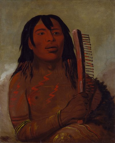 Tcha-dés-sa-ko-máh-pee ، Bear's Child1832. بواسطة جورج كاتلين