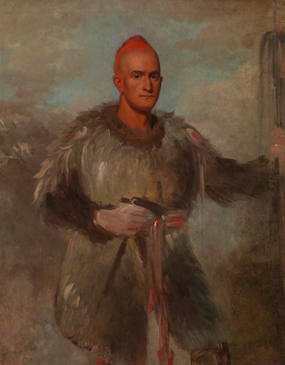 ثيودور بور كاتلين ، بالزي الهندي ، 1840-1841. بواسطة جورج كاتلين