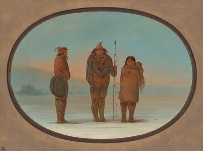 ثلاثة اسكيمو ، 18551869. بواسطة جورج كاتلين