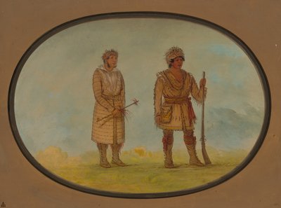 اثنان من رؤساء شيروكي ، 18611869. بواسطة جورج كاتلين