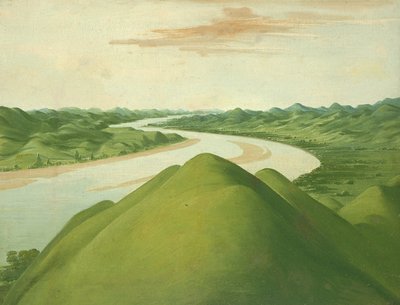 عرض في Cross Timbers ، تكساس ، 1832 أو 1834-1835. بواسطة جورج كاتلين