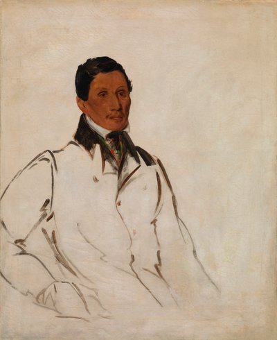 Waun-naw-con ، The Dish John W. Quinney ، المبشر الواعظ ، 1836. بواسطة جورج كاتلين