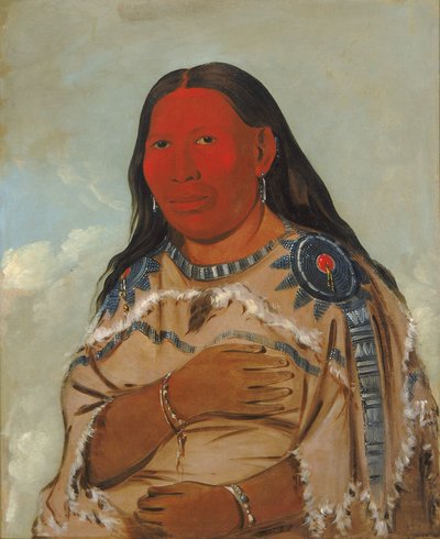 زوجة اثنين من الغربان ، 1832. بواسطة جورج كاتلين