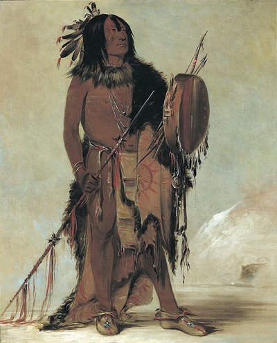Wún-nes-tou ، White Buffalo ، رجل الطب المسن 1832. بواسطة جورج كاتلين