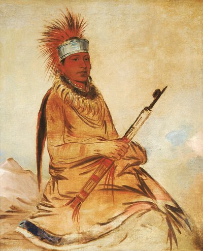W'y-ee-yogh، Man of Sense، a Brave، 1832. بواسطة جورج كاتلين