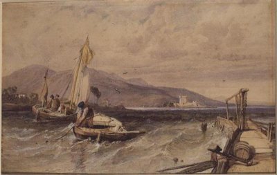 قلعة دوغلاس ، بحيرة ليفين بواسطة جورج كلاركسون ستانفيلد