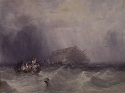 حطام "الشركس" بواسطة جورج كلاركسون ستانفيلد