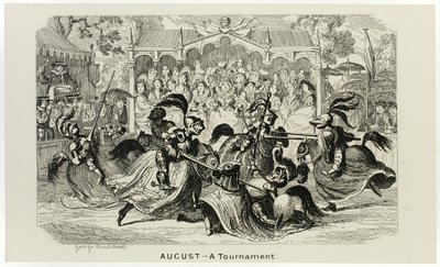 أغسطس - بطولة من نقوش جورج كرويكشانك الفولاذية إلى التقويمات الهزلية: 1835-1853 بواسطة جورج كروكشانك