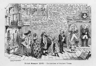 British Museum 2043, Curiosities of Ancient Times (engraving) بواسطة جورج كروكشانك