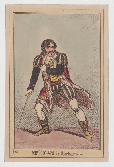 إدموند كين مثل ريتشارد الثالث ، كاليفورنيا. 1814. ، كاليفورنيا. 1814. بواسطة جورج كروكشانك