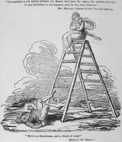 هنا سادتي وصديق لي! c1820. بواسطة جورج كروكشانك