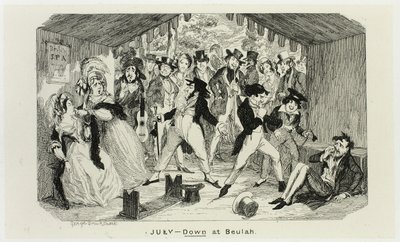 يوليو - أسفل في بيولاه من نقوش جورج كروكشانك الفولاذية إلى التقويمات الهزلية: 1835-1853 بواسطة جورج كروكشانك