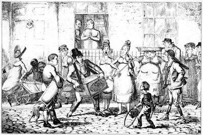 The Savoyards ، 1818. بواسطة جورج كروكشانك