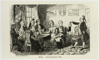 مايو - يوم الترميم من النقوش الفولاذية لجورج كروكشانك إلى التقويمات الهزلية: 1835-1853 بواسطة جورج كروكشانك