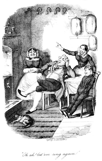 آه آه! حلقة letem مرة أخرى !، c1840s. بواسطة جورج كروكشانك