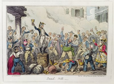 سكود هيل ، نشرته شركة جيمس روبينز أوند ، أكتوبر 1825 (النقش الملون) بواسطة جورج كروكشانك