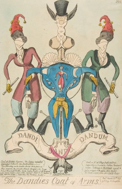 دانديز شعار النبالة ، 28 مارس 1819. ، 28 مارس 1819. بواسطة جورج كروكشانك
