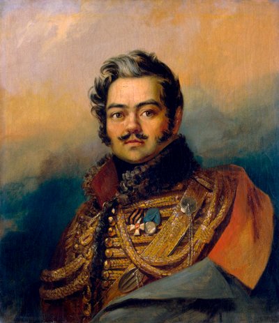 دينيس دافيدوف ، الجندي والشاعر الروسي ، c1828. بواسطة جورج داوي