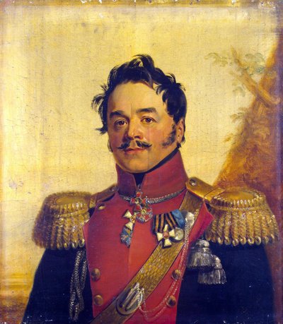 صورة للكونت نيكولاي جريجوريفيتش شيرباتوف (1777-1845) - جورج داوي (1781-1829). زيت على قماش ، قبل عام 1825. الأبعاد: 70 × 62.5 سم. متحف الأرميتاج ، سانت بطرسبرغ بواسطة جورج داوي