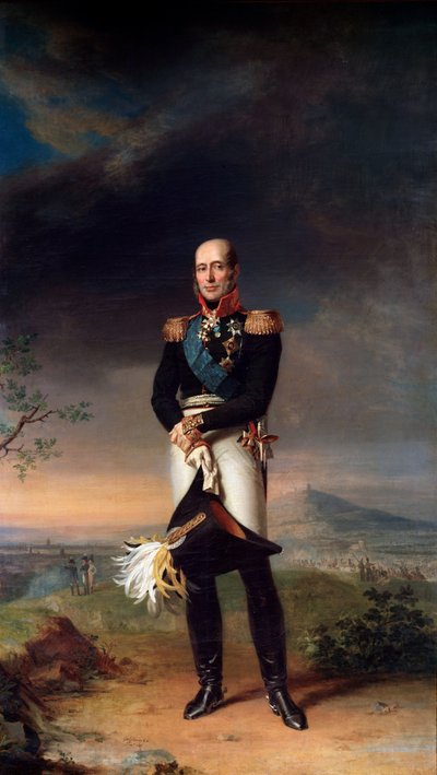 صورة المشير الميداني الكونت ميخائيل باركلي دي تولي ، 1829 بواسطة جورج داوي