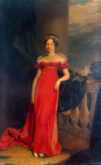 صورة لدوقة روسيا الكبرى ماريا بافلوفنا ، 1786-1859 ، 1822. بواسطة جورج داوي