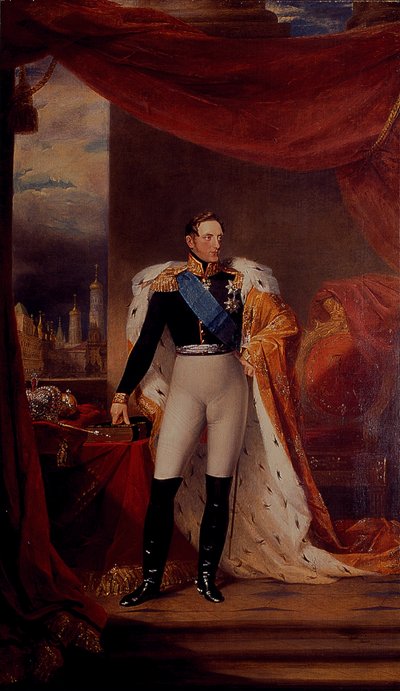 Portrait of Tsar Nicholas I of Russia بواسطة جورج داوي