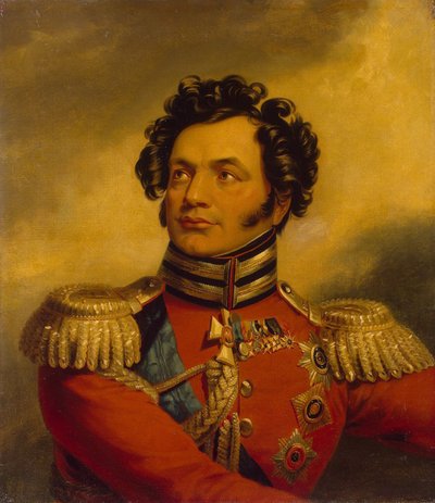 صورة الجنرال فيودور بتروفيتش أوفاروف 1773-1824 ، قبل عام 1825 بواسطة جورج داوي