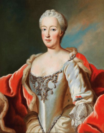 الدوقة ماريا آنا جوزيفا من بافاريا 1734-1776 ، مارغرافين من بادن بادن. بواسطة جورج ديسماريس