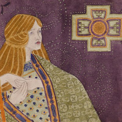 دراسة [للوحة زخرفية] ، حوالي 1898-1901 (ألوان مائية) بواسطة جورج داتش ديفيدسون