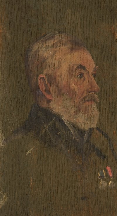 صورة لـ H. Fussell ، LTC ، c. 1920 (زيت على لوح) بواسطة جورج إدموند بتلر