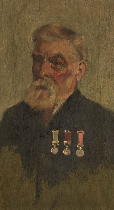 صورة جي سي ميلتون ، 3 ، ج. 1920 (زيت على لوح) بواسطة جورج إدموند بتلر