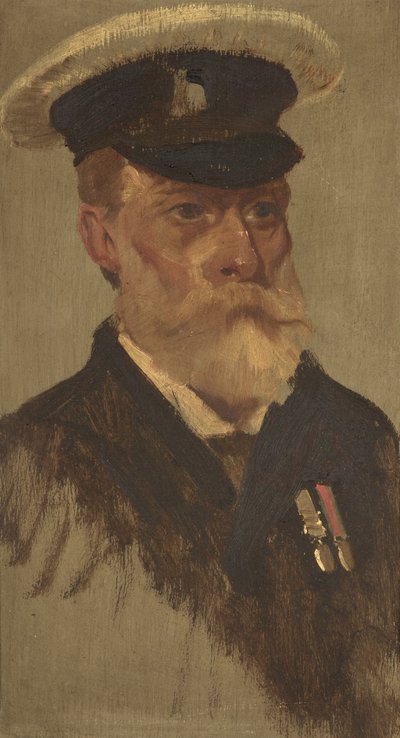صورة ل R. Germain ، 4 ، ج. 1920 (زيت على لوح) بواسطة جورج إدموند بتلر