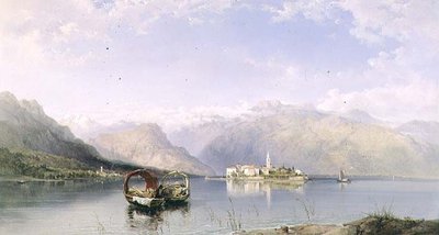 Isola Pescatori من Isola Bella على بحيرة Maggiore بواسطة جورج إدواردز الرنجة