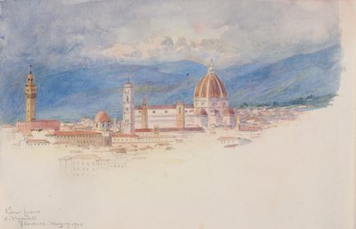 منظر من S. Miniato ، فلورنسا ، 1900. بواسطة جورج إلبرت بور
