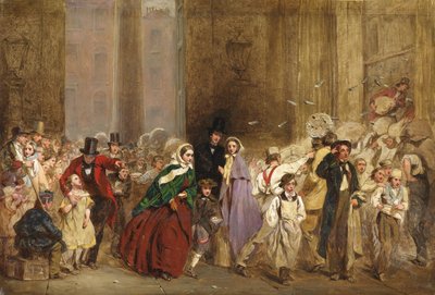 رسم تخطيطي لمكتب البريد العام ، دقيقة واحدة إلى ستة ، 1860 بواسطة جورج الجار هيكس