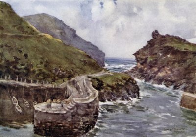 Boscastle (لون ليثو) بواسطة جورج فرانك نيكولز
