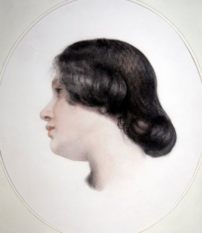 صورة للسيدة توبي برينسيب ، حوالي عام 1835 (طباشير ملونة على ورق) بواسطة جورج فريدريك واتس