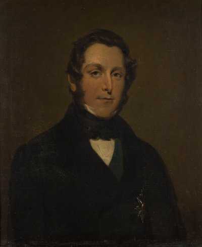 صورة لجيمس أندرو برون رامزي ، مركيز دالهوزي الأول (1812-1860) ، 1833-1860 (زيت على قماش) بواسطة جورج فريدريك كلارك