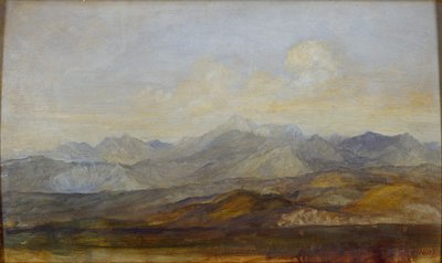جبال كارارا من بيزا ، 1845-1846 بواسطة جورج فريدريك واتس