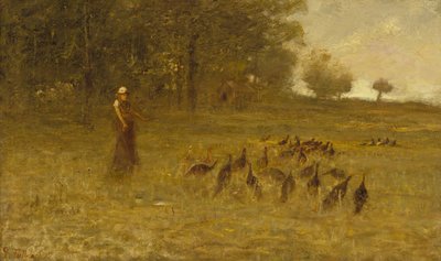 فتاة مع تركيا ، 1883-1884 بواسطة جورج فولر