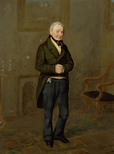 صورة لمضيف منزلي في برامهام بارك ، يوركشاير ، يُعرف باسم جون بولوك (1769-1837) ، حوالي 1822 (زيت على قماش) بواسطة جورج جارارد