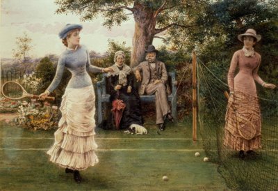 GGKilburne ، لعبة - لوحة تنس ، 1882 بواسطة جورج جودوين كيلبورن